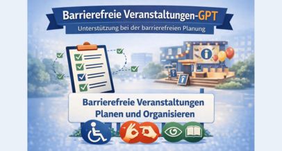 Barrierefreie Veranstaltungsplanung leicht gemacht-blau