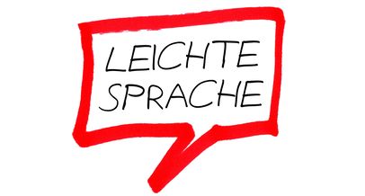 Sprechblase: Leichte Sprache