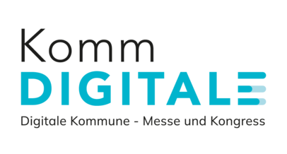 Logo der Fachmesse für die digitale Kommune KommDigitale