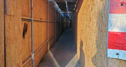 Baustelle quer