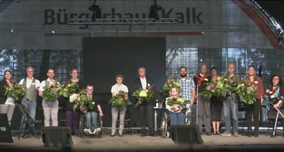 Gruppenfoto vom Kölner Tag der Menschen mit Behinderung 2022
