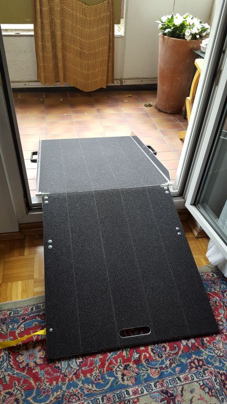 Mobile Klapprampe
